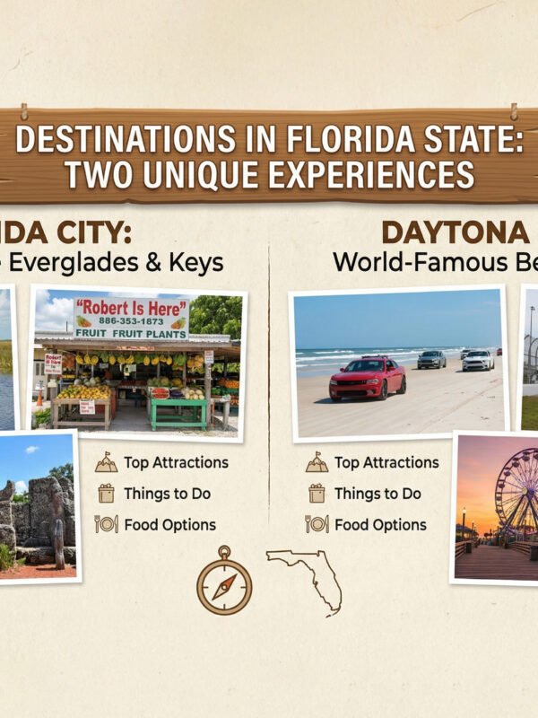 Florida City and Daytona Beach