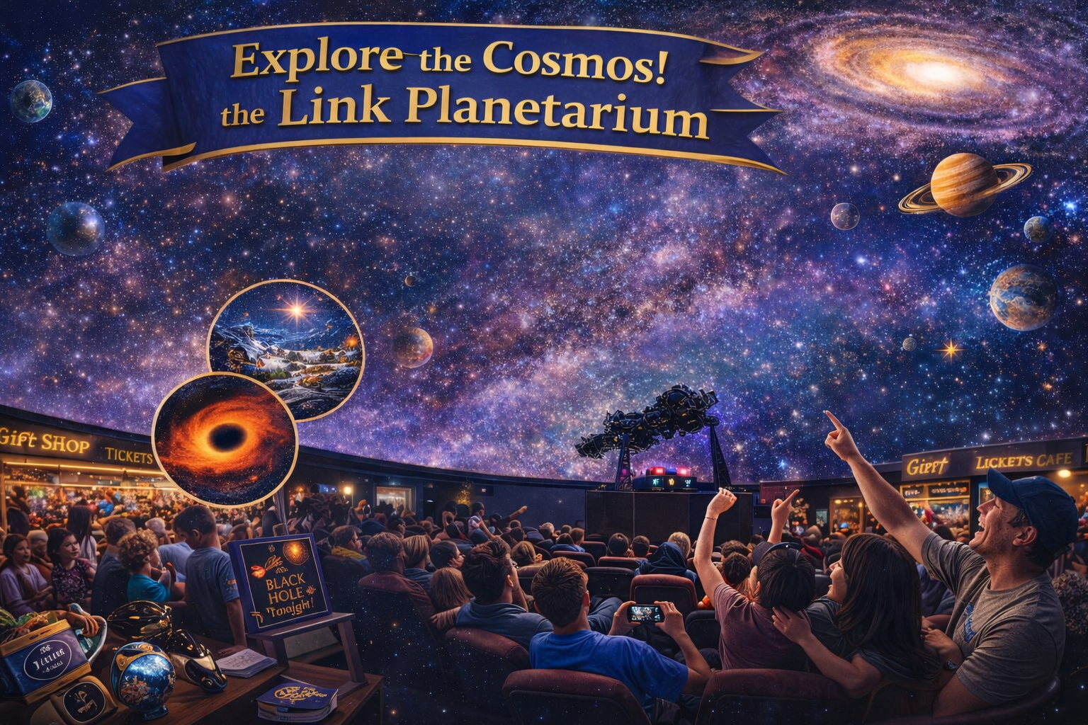 The Roberson Museum is also home to the Link Planetarium