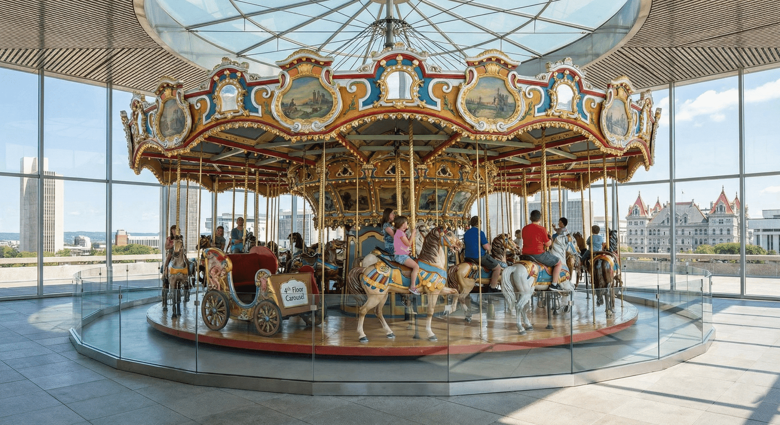 antique carousel