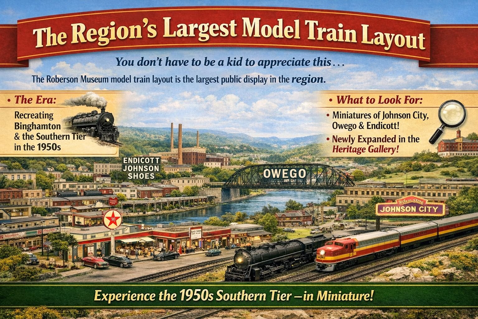 train layout is the largest public display in the region.