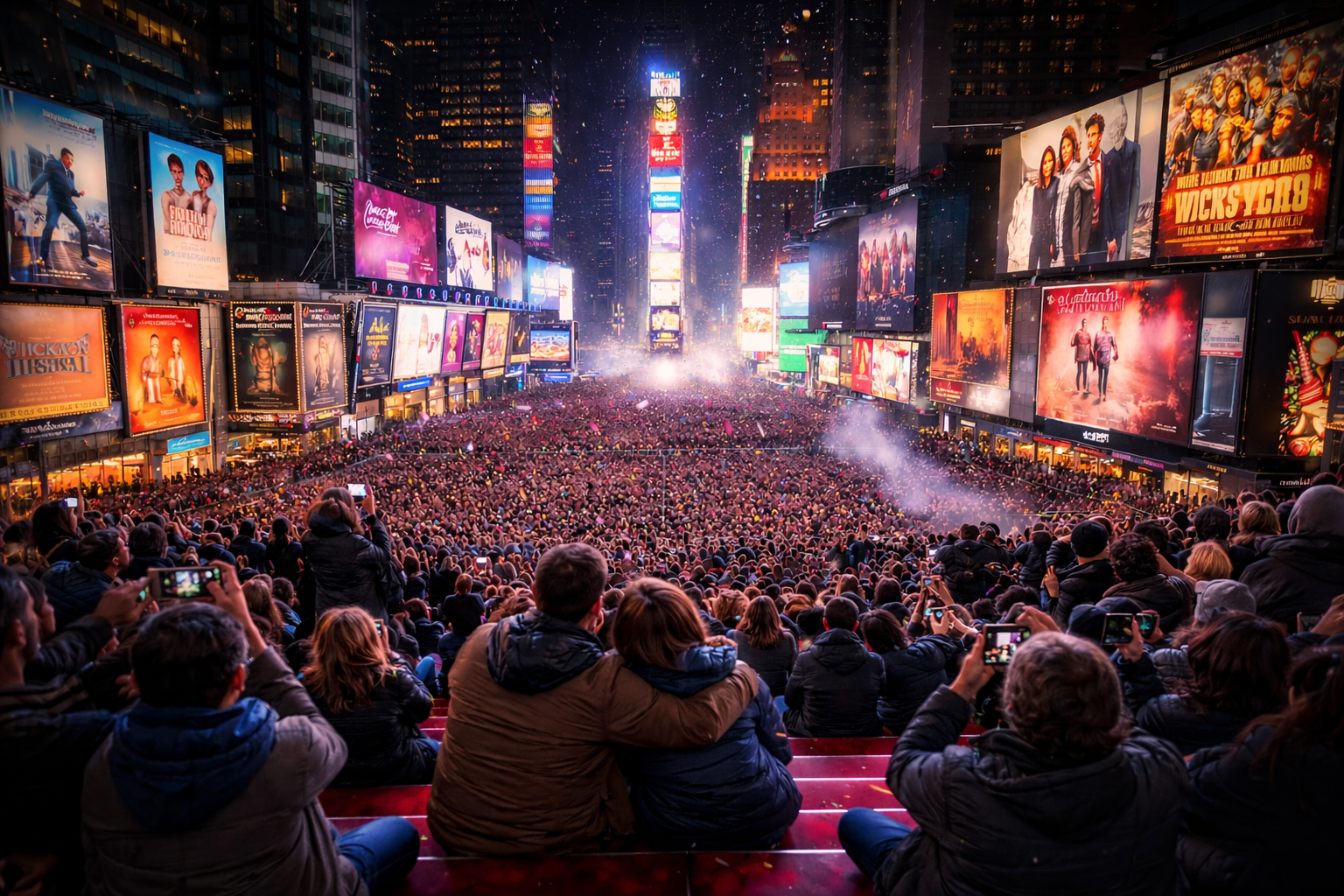 The best seat in the house for the midnight show