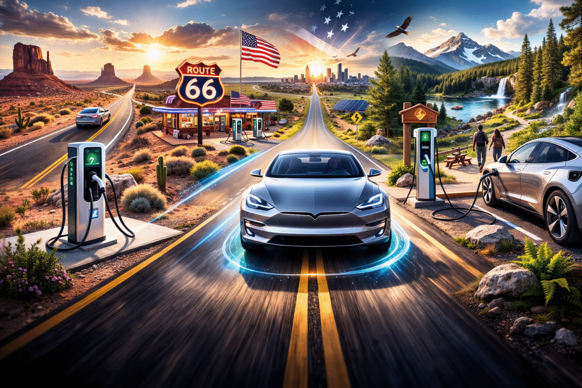 EV Road Trip USA 2026: Best Electric Vehicle Friendly Routes