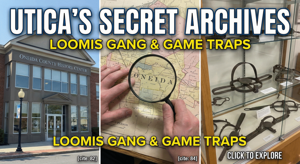 Oneida County History Center Utica: The Loomis Gang & Hidden Archives