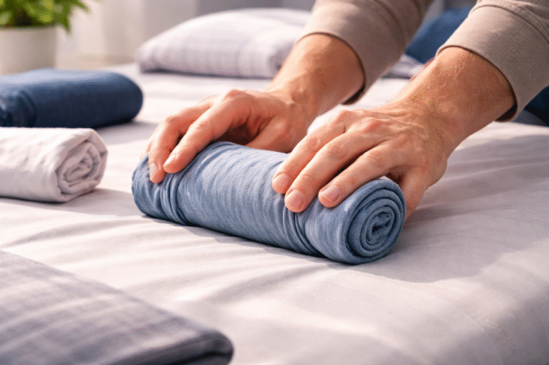 The military ranger roll for personal item packing hacks 