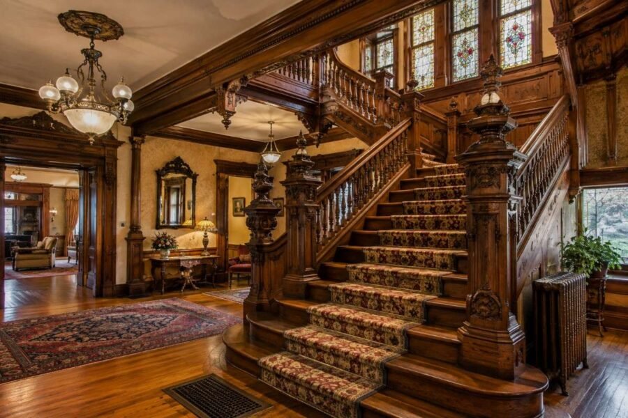 Oliver Mansion South Bend History interior woodwork