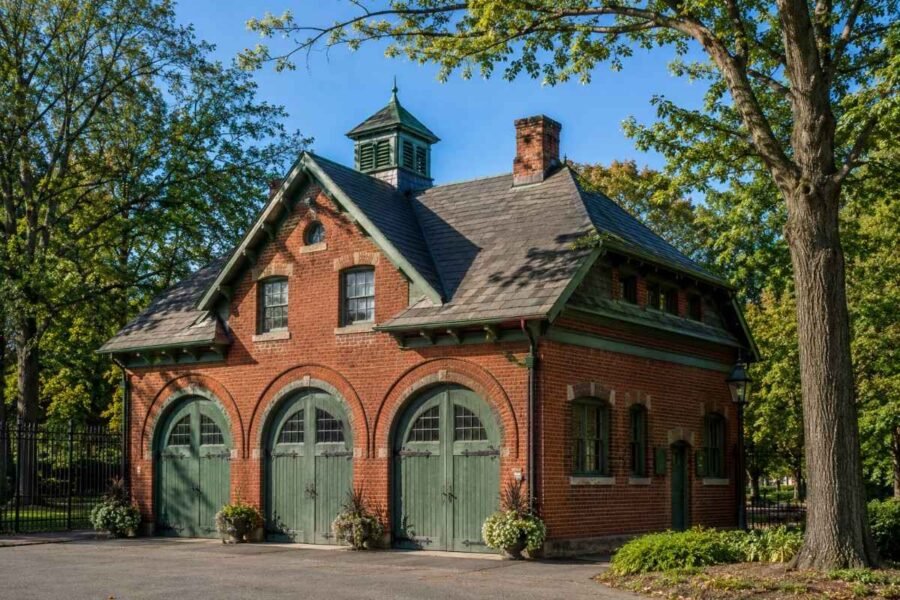 Seiberling Mansion Howard County historic carriage house 
