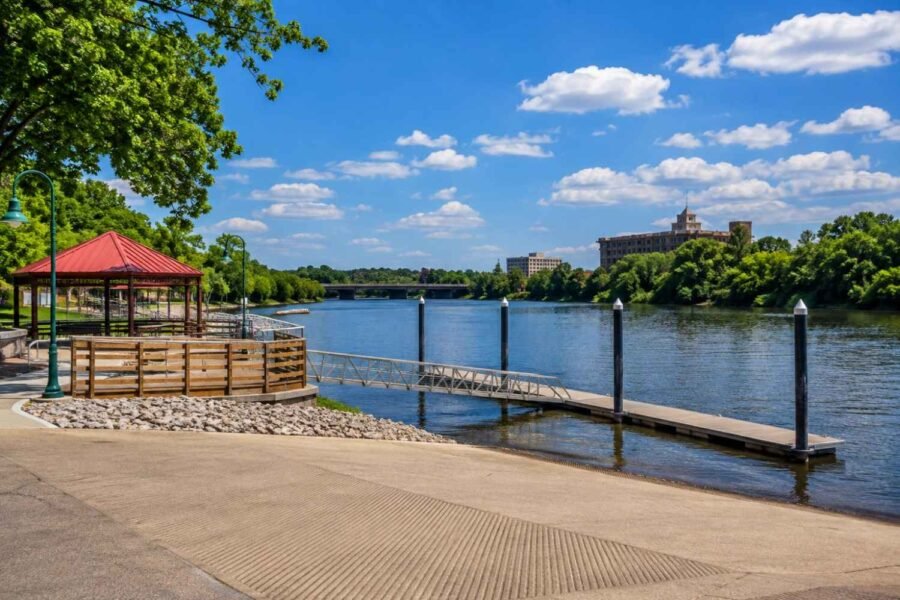 Johnny Appleseed Park Activities riverfront view