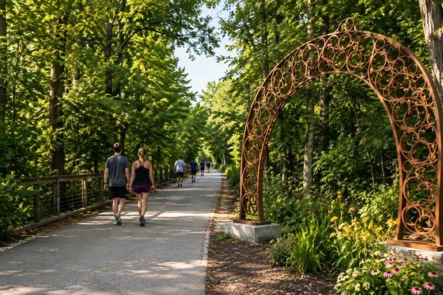Scenic Monon Trail Walkway