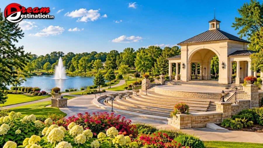 Coxhall Gardens Carmel Indiana scenic park view